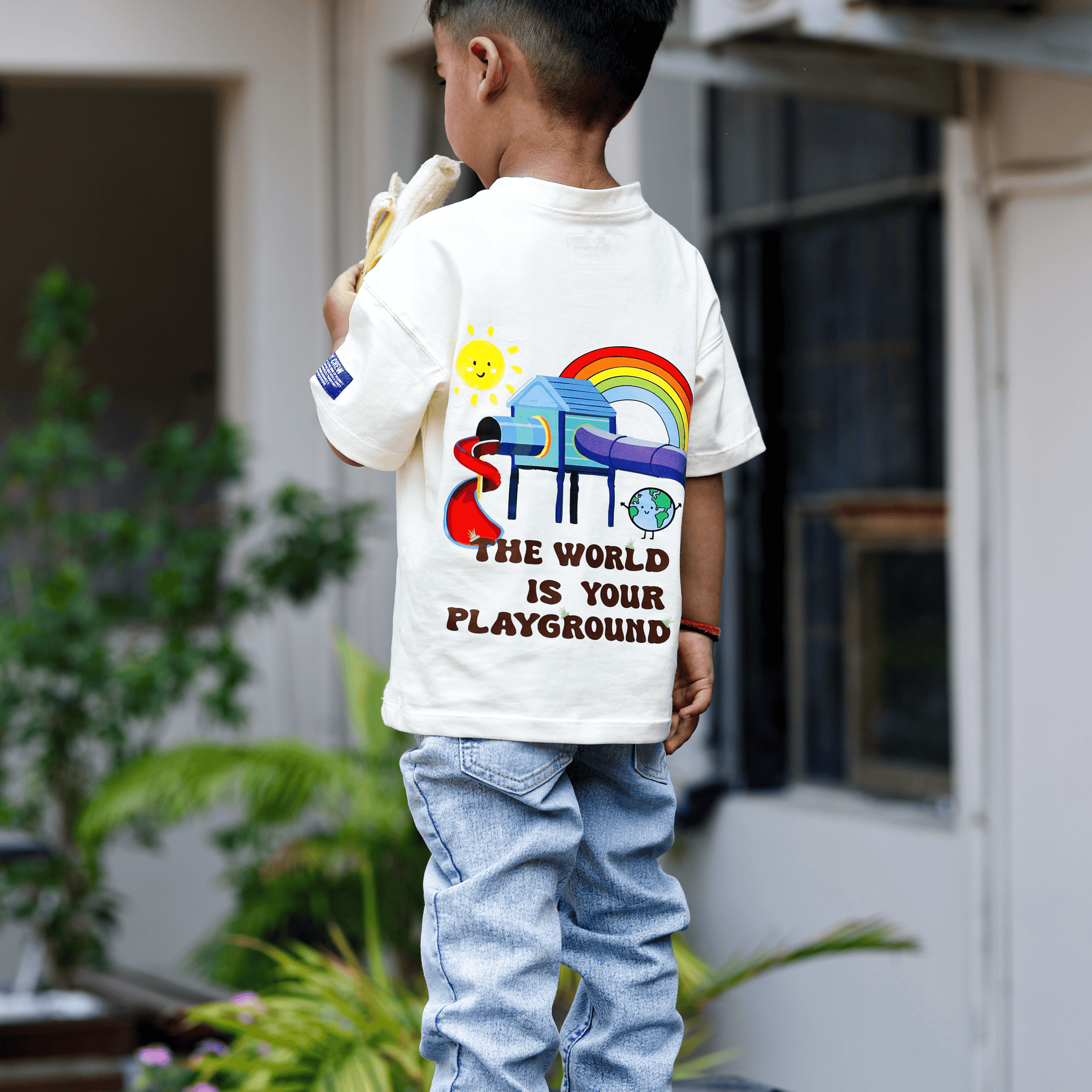 Playground Tee for Kids – Comfortable Cotton Graphic T-Shirt