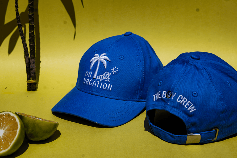 Off Duty Cap – Cool Kids Baseball Cap with Palm Tree Print