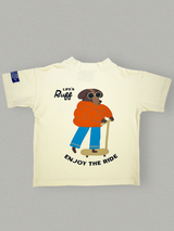 Ruff Rider Oversized Tee – Trendy Cotton T-Shirt for Kids