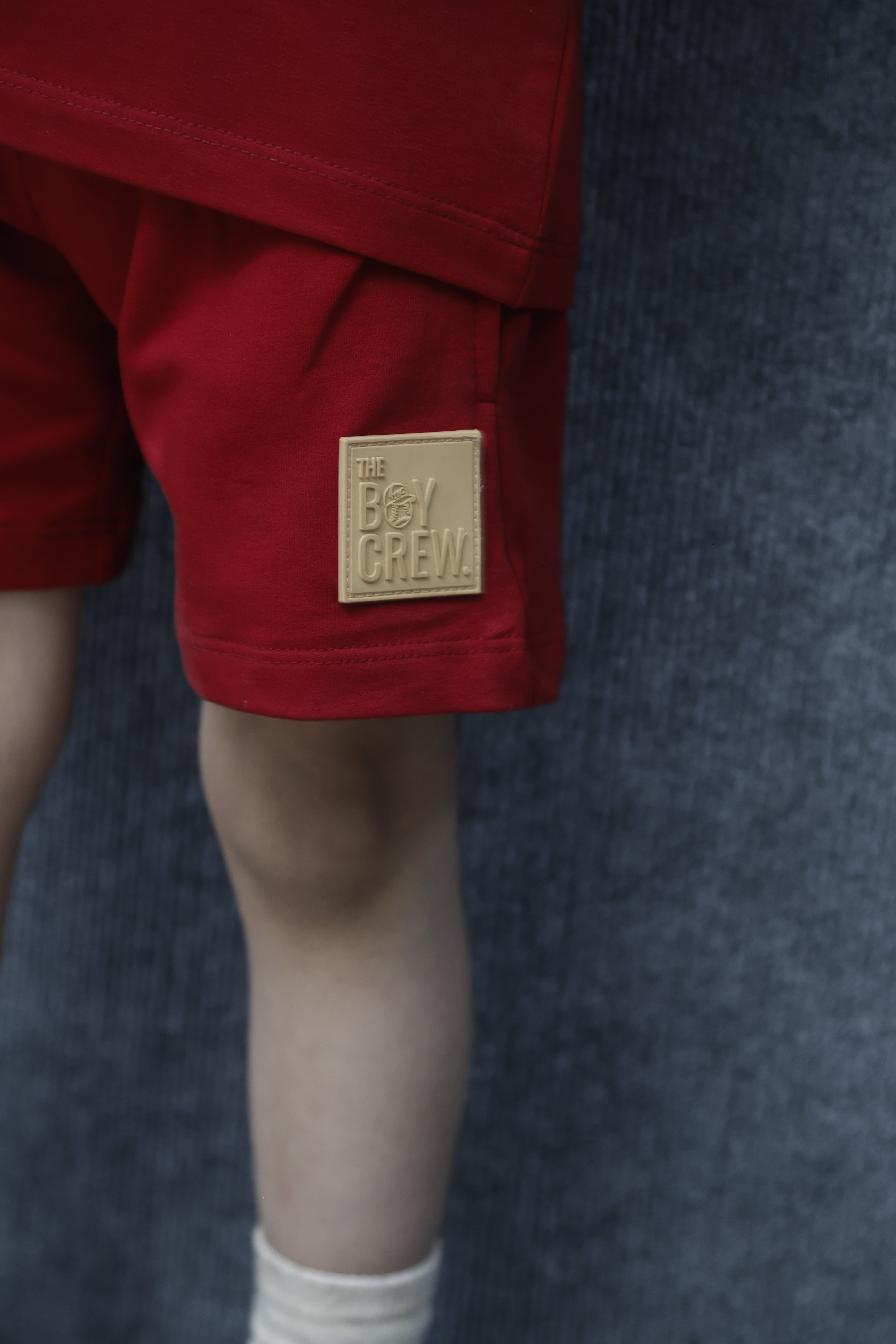Ignite Co-ord Set – Stylish Red Cotton T-Shirt & Shorts for Kids