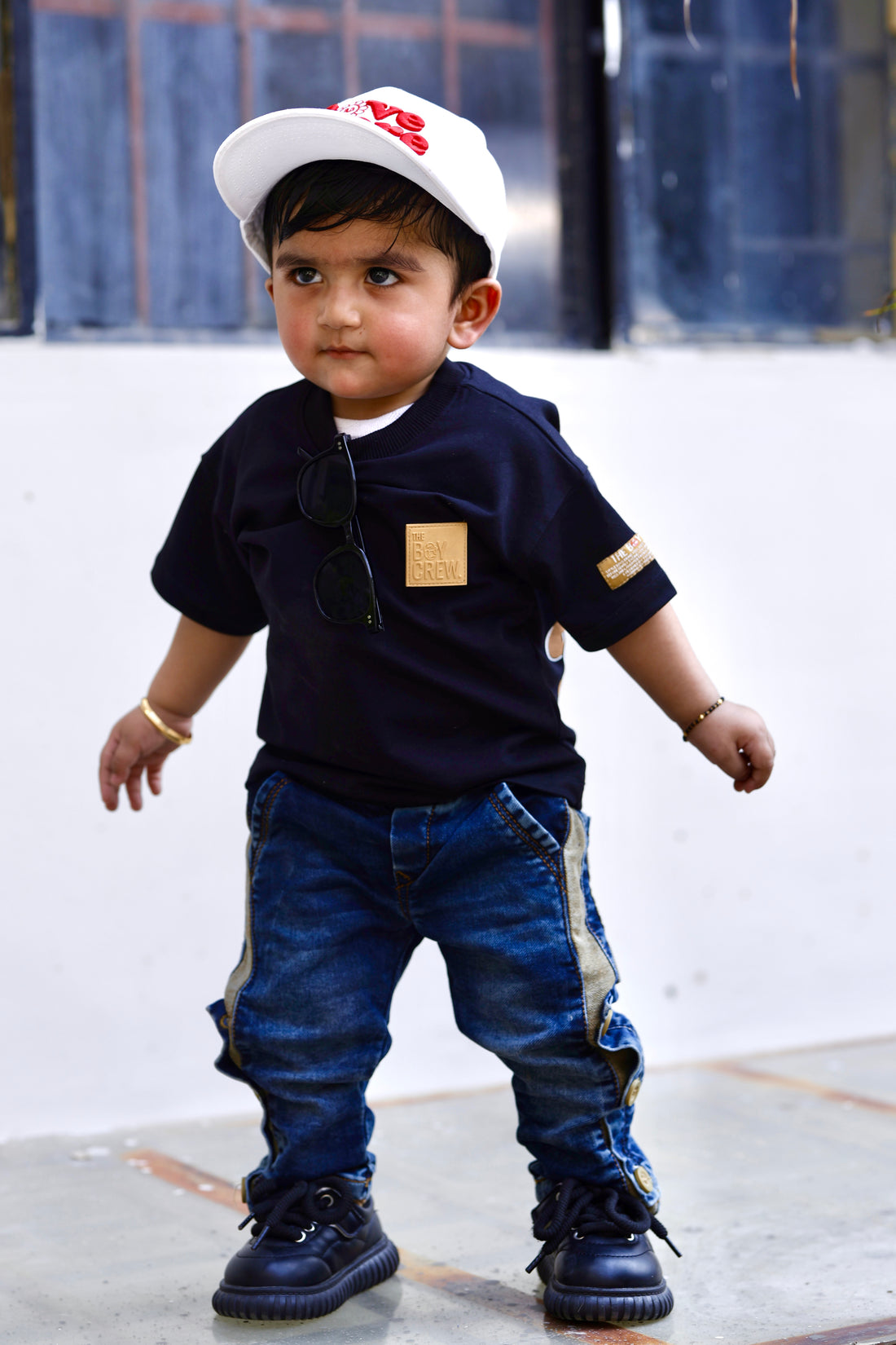 Cool Cartoon Print T-Shirt – Ride or Cry Tee for Kids