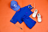 Bluewave Co-ord Set – Stylish Cotton T-Shirt & Shorts for Kids